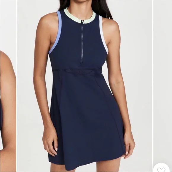 Sweaty Betty Zip-Up Dark Blue Dress Size 8-10 - Picture 15 of 15